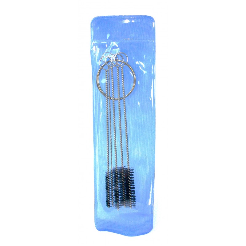 5pcs Tattoo Needle Mouth Spray Gun Airbrush Body Piercing Tool Cleaning Brush Set